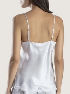 100% Seide Top SOIE D´AMOUR Exquisit Aubade -MAISON LEJABY Verkäufe top seide silber ms38 soie d amour aubade 2 1 1