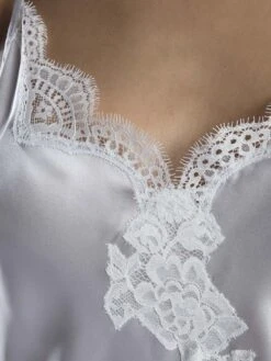 100% Seide Top SOIE D´AMOUR Exquisit Aubade -MAISON LEJABY Verkäufe top seide silber ms38 soie d amour aubade 4 1 1