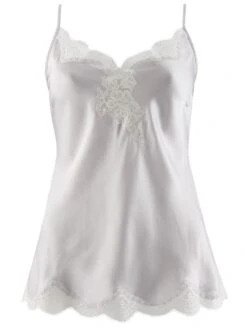 100% Seide Top SOIE D´AMOUR Fein Von Aubade -MAISON LEJABY Verkäufe top seide silber ms38 soie d amour aubade 1 1 1