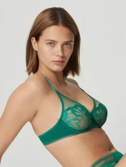 Spitze Bügel-BH SIN Von Maison Lejaby -MAISON LEJABY Verkäufe triangle spitzen dunkelgruen bh sin malachite maison lejaby 2 1